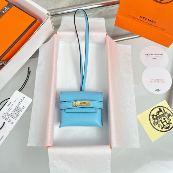 repliche,replica,perfette,siti di,affidabili,migliori siti,dove comprare,1:1,scarpe da ginnastica Ciondolo per borsa per cuffie HERMES Kelly, prodotto originale squisito, puramente fatto a mano con cuciture