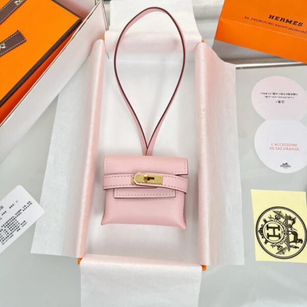 repliche,replica,perfette,siti di,affidabili,migliori siti,dove comprare,1:1,scarpe da ginnastica Ciondolo per borsa per cuffie HERMES Kelly, prodotto originale squisito, puramente fatto a mano con cuciture