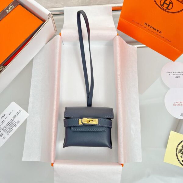 repliche,replica,perfette,siti di,affidabili,migliori siti,dove comprare,1:1,scarpe da ginnastica Ciondolo per borsa per cuffie HERMES Kelly, prodotto originale squisito, puramente fatto a mano con cuciture