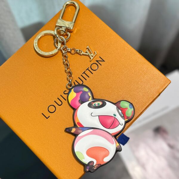 repliche,replica,perfette,siti di,affidabili,migliori siti,dove comprare,1:1,scarpe da ginnastica M02467 Louis Vuitton borsa portachiavi con nappa a orso appesa