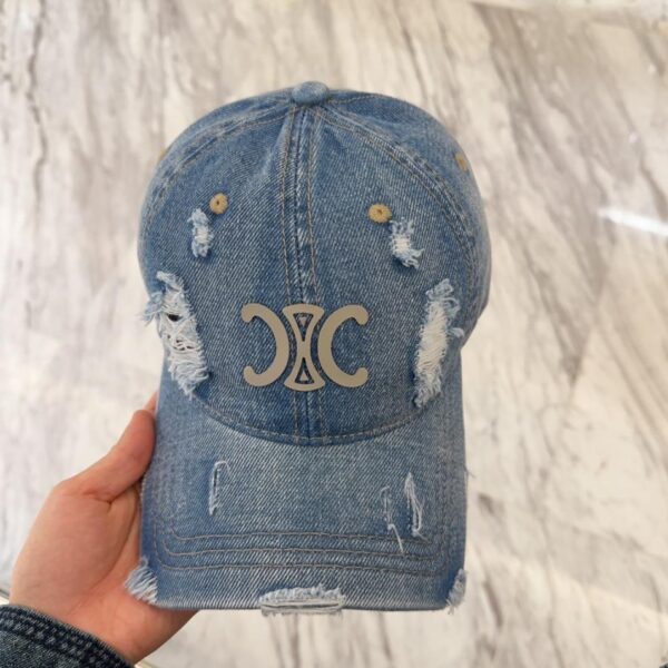 repliche,replica,perfette,siti di,affidabili,migliori siti,dove comprare,1:1,scarpe da ginnastica CELINE nuovo berretto da baseball retrò blu denim