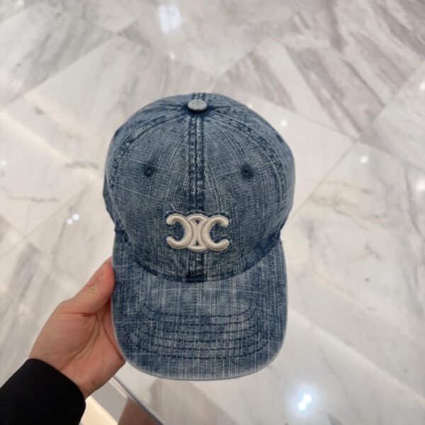repliche,replica,perfette,siti di,affidabili,migliori siti,dove comprare,1:1,scarpe da ginnastica CELINE nuovo berretto da baseball retrò blu denim