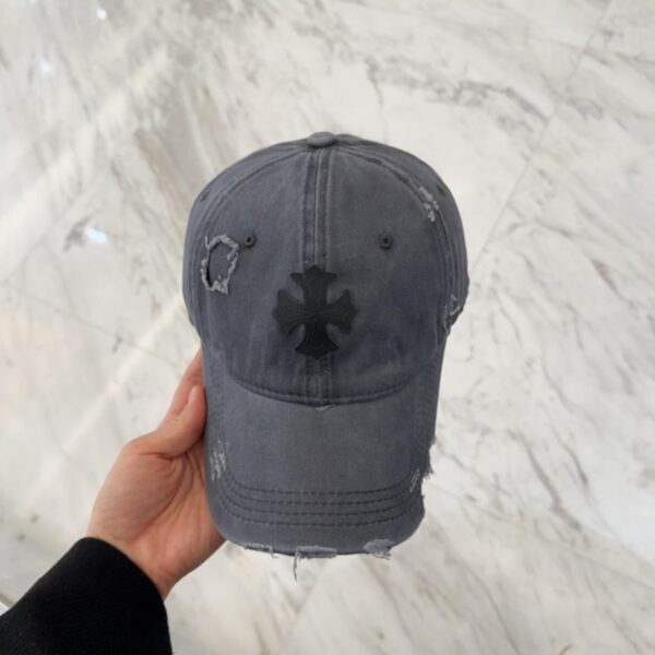 repliche,replica,perfette,siti di,affidabili,migliori siti,dove comprare,1:1,scarpe da ginnastica Cappellino da baseball con cappello a buco invecchiato retrò moda coreana di Chrome Hearts all’inizio della primavera