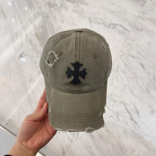 repliche,replica,perfette,siti di,affidabili,migliori siti,dove comprare,1:1,scarpe da ginnastica Cappellino da baseball con cappello a buco invecchiato retrò moda coreana di Chrome Hearts all’inizio della primavera
