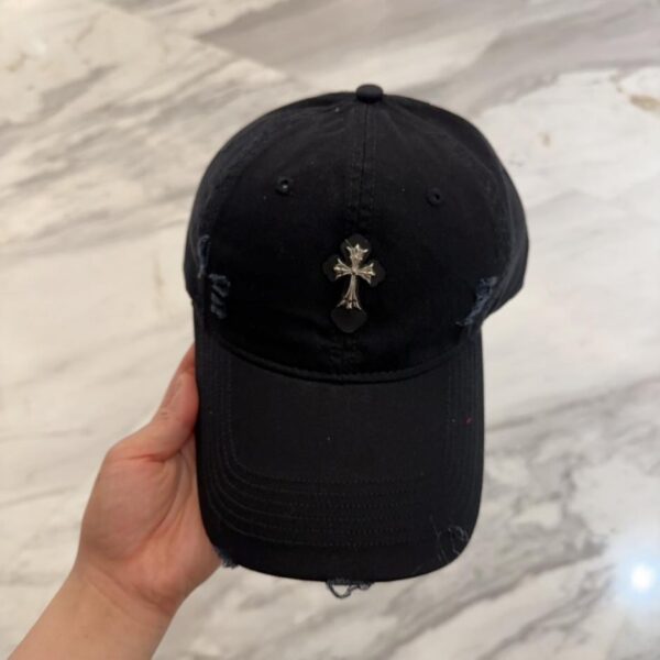 repliche,replica,perfette,siti di,affidabili,migliori siti,dove comprare,1:1,scarpe da ginnastica Cappellino da baseball con cappello a buco invecchiato retrò moda coreana di Chrome Hearts all’inizio della primavera