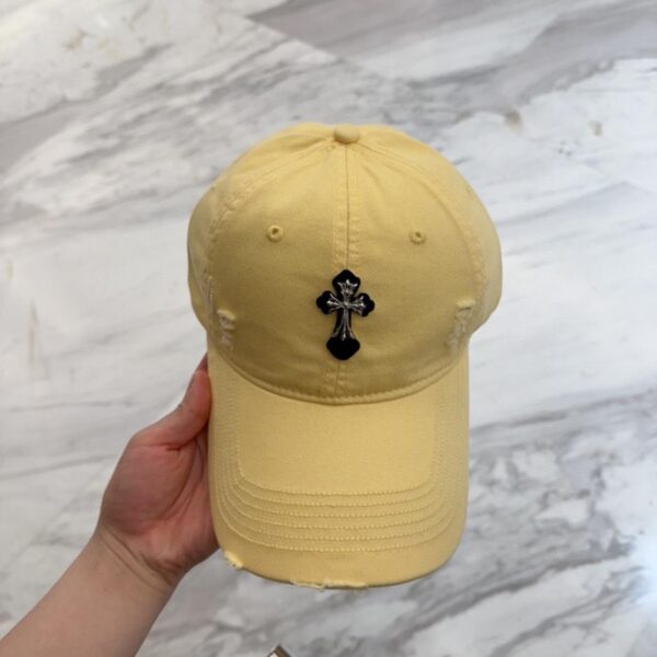 repliche,replica,perfette,siti di,affidabili,migliori siti,dove comprare,1:1,scarpe da ginnastica Cappellino da baseball con cappello a buco invecchiato retrò moda coreana di Chrome Hearts all’inizio della primavera
