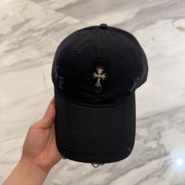 repliche,replica,perfette,siti di,affidabili,migliori siti,dove comprare,1:1,scarpe da ginnastica Cappellino da baseball con cappello a buco invecchiato retrò moda coreana di Chrome Hearts all’inizio della primavera