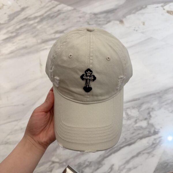 repliche,replica,perfette,siti di,affidabili,migliori siti,dove comprare,1:1,scarpe da ginnastica Cappellino da baseball con cappello a buco invecchiato retrò moda coreana di Chrome Hearts all’inizio della primavera