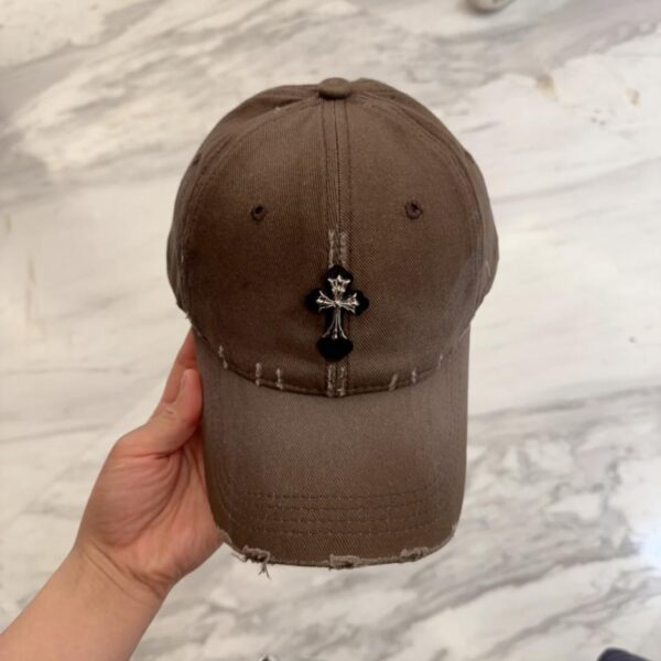 repliche,replica,perfette,siti di,affidabili,migliori siti,dove comprare,1:1,scarpe da ginnastica Cappellino da baseball con cappello a buco invecchiato retrò moda coreana di Chrome Hearts all’inizio della primavera