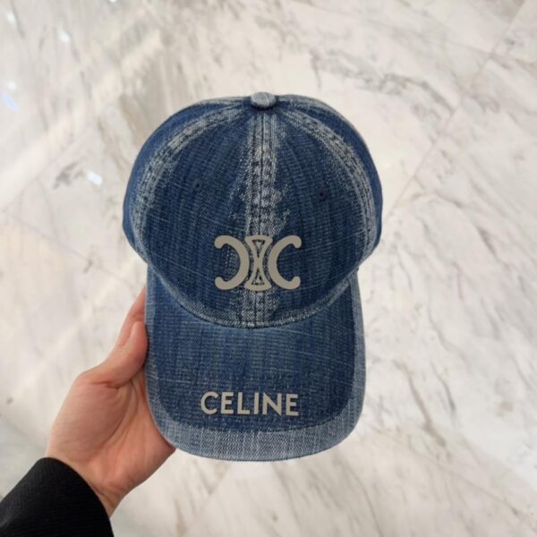 repliche,replica,perfette,siti di,affidabili,migliori siti,dove comprare,1:1,scarpe da ginnastica CELINE nuovo berretto da baseball retrò blu denim