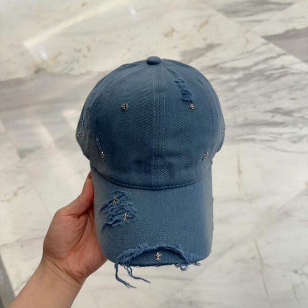 repliche,replica,perfette,siti di,affidabili,migliori siti,dove comprare,1:1,scarpe da ginnastica Cappellino da baseball con cappello a buco invecchiato retrò moda coreana di Chrome Hearts all’inizio della primavera