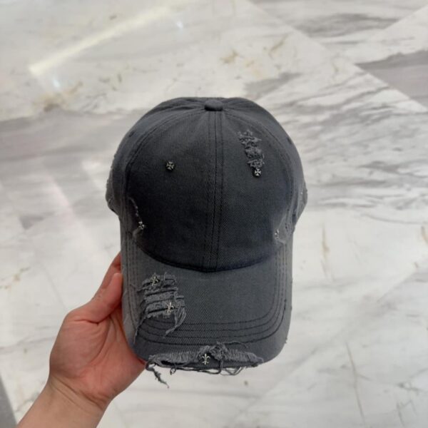 repliche,replica,perfette,siti di,affidabili,migliori siti,dove comprare,1:1,scarpe da ginnastica Cappellino da baseball con cappello a buco invecchiato retrò moda coreana di Chrome Hearts all’inizio della primavera