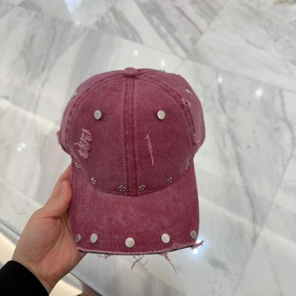 repliche,replica,perfette,siti di,affidabili,migliori siti,dove comprare,1:1,scarpe da ginnastica Cappellino da baseball con cappello a buco invecchiato retrò moda coreana di Chrome Hearts all’inizio della primavera