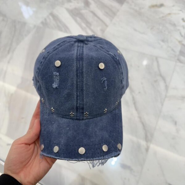 repliche,replica,perfette,siti di,affidabili,migliori siti,dove comprare,1:1,scarpe da ginnastica Cappellino da baseball con cappello a buco invecchiato retrò moda coreana di Chrome Hearts all’inizio della primavera