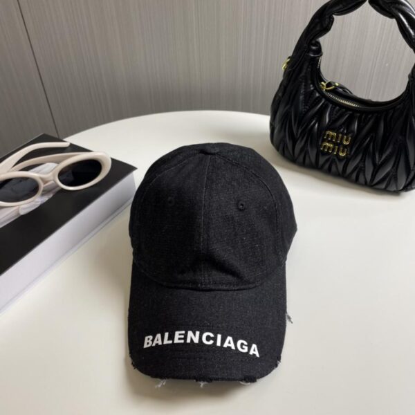 repliche,replica,perfette,siti di,affidabili,migliori siti,dove comprare,1:1,scarpe da ginnastica Nuovo berretto da baseball in denim invecchiato lavato di Balenciaga