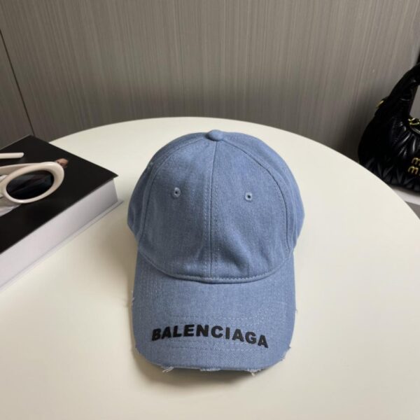 repliche,replica,perfette,siti di,affidabili,migliori siti,dove comprare,1:1,scarpe da ginnastica Nuovo berretto da baseball in denim invecchiato lavato di Balenciaga