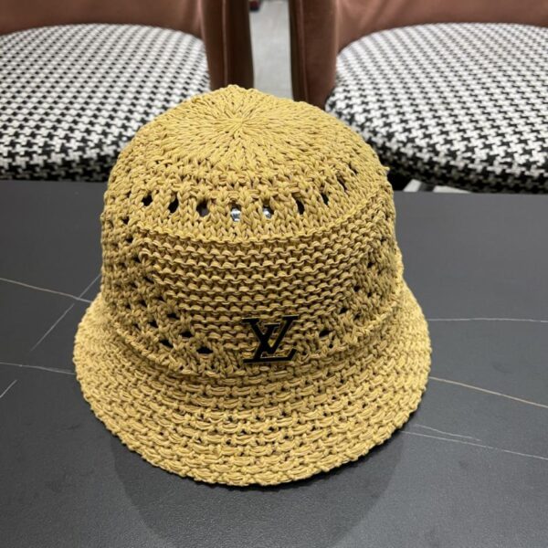 repliche,replica,perfette,siti di,affidabili,migliori siti,dove comprare,1:1,scarpe da ginnastica Il nuovo cappello da pescatore parasole in stile coreano di Louis Vuitton, cappello a bacinella con viso dolce lavorato a maglia cava