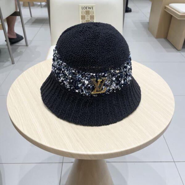 repliche,replica,perfette,siti di,affidabili,migliori siti,dove comprare,1:1,scarpe da ginnastica Cappello a secchiello con cappello lavorato a maglia vuoto estivo di fascia alta di Louis Vuitton