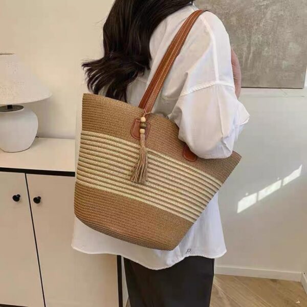 repliche,replica,perfette,siti di,affidabili,migliori siti,dove comprare,1:1,scarpe da ginnastica BALENCIAGA Cappello di Paglia Borsa di Paglia Set da Due Pezzi Cappello da Sole da Viaggio per Esterni Borsa Tote di Grande Capacità