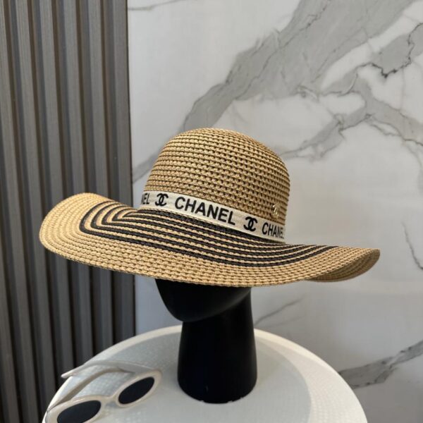 repliche,replica,perfette,siti di,affidabili,migliori siti,dove comprare,1:1,scarpe da ginnastica Cappello CHANEL a tesa larga, cappello di paglia grande da sole