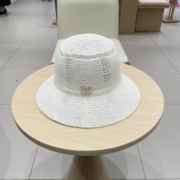 repliche,replica,perfette,siti di,affidabili,migliori siti,dove comprare,1:1,scarpe da ginnastica Cappello da sole di alta qualità di alta qualità di vendita calda di Chanel cappello da pescatore vuoto cappello di paglia da viaggio estivo a cupola