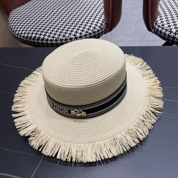 repliche,replica,perfette,siti di,affidabili,migliori siti,dove comprare,1:1,scarpe da ginnastica Cappello di paglia a tesa larga con protezione solare a tesa larga Dior New Beach