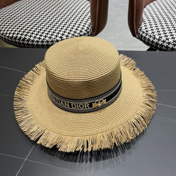 repliche,replica,perfette,siti di,affidabili,migliori siti,dove comprare,1:1,scarpe da ginnastica Cappello di paglia a tesa larga con protezione solare a tesa larga Dior New Beach
