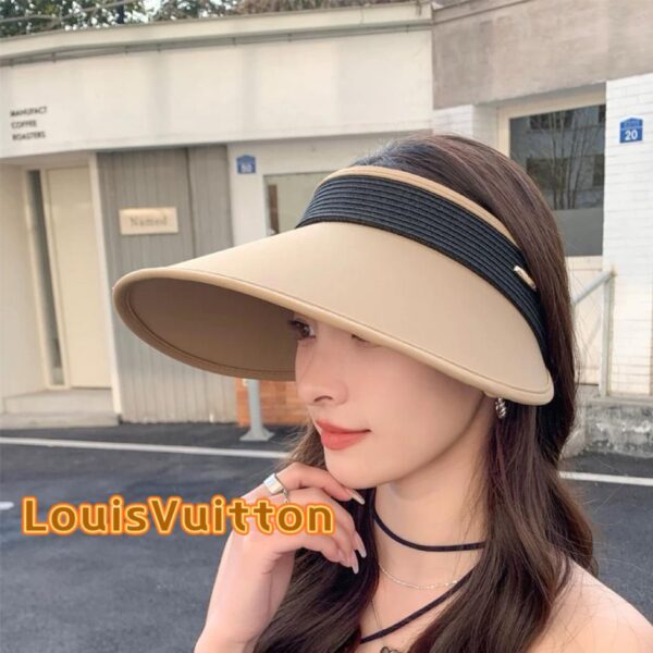 repliche,replica,perfette,siti di,affidabili,migliori siti,dove comprare,1:1,scarpe da ginnastica Louis Vuitton nuovo cappello da sole in rafia estivo cappello a cilindro vuoto