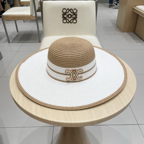 repliche,replica,perfette,siti di,affidabili,migliori siti,dove comprare,1:1,scarpe da ginnastica Nuovo cappello a bombetta in paglia di Celine