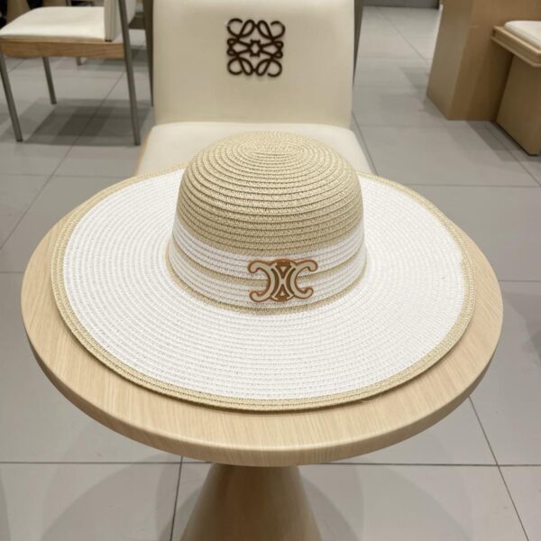 repliche,replica,perfette,siti di,affidabili,migliori siti,dove comprare,1:1,scarpe da ginnastica Nuovo cappello a bombetta in paglia di Celine