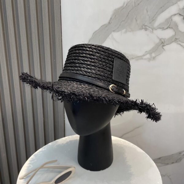 repliche,replica,perfette,siti di,affidabili,migliori siti,dove comprare,1:1,scarpe da ginnastica Cappello LOEWE in paglia a tesa larga in rafia