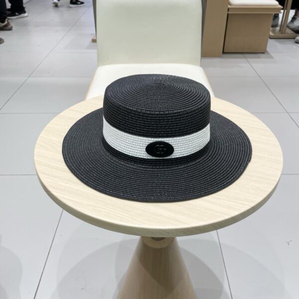 repliche,replica,perfette,siti di,affidabili,migliori siti,dove comprare,1:1,scarpe da ginnastica Nuovo cappello di paglia flat top di Gucci