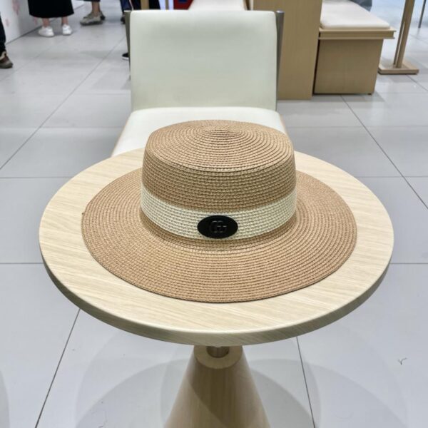 repliche,replica,perfette,siti di,affidabili,migliori siti,dove comprare,1:1,scarpe da ginnastica Nuovo cappello di paglia flat top di Gucci