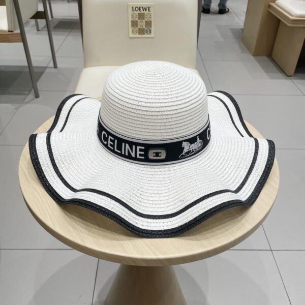 repliche,replica,perfette,siti di,affidabili,migliori siti,dove comprare,1:1,scarpe da ginnastica Nuovo cappello a cilindro in paglia di Celine