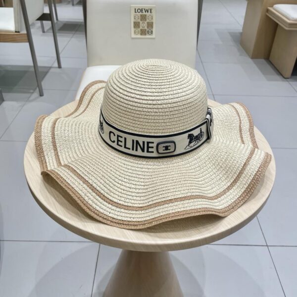 repliche,replica,perfette,siti di,affidabili,migliori siti,dove comprare,1:1,scarpe da ginnastica Nuovo cappello a cilindro in paglia di Celine