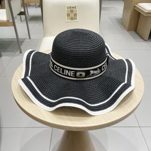 repliche,replica,perfette,siti di,affidabili,migliori siti,dove comprare,1:1,scarpe da ginnastica Nuovo cappello a cilindro in paglia di Celine