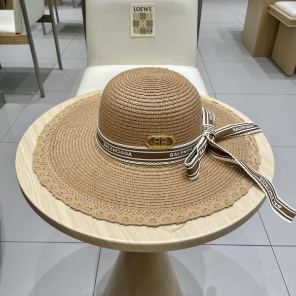 repliche,replica,perfette,siti di,affidabili,migliori siti,dove comprare,1:1,scarpe da ginnastica Cappello da sole a bombetta cava di Balenciaga