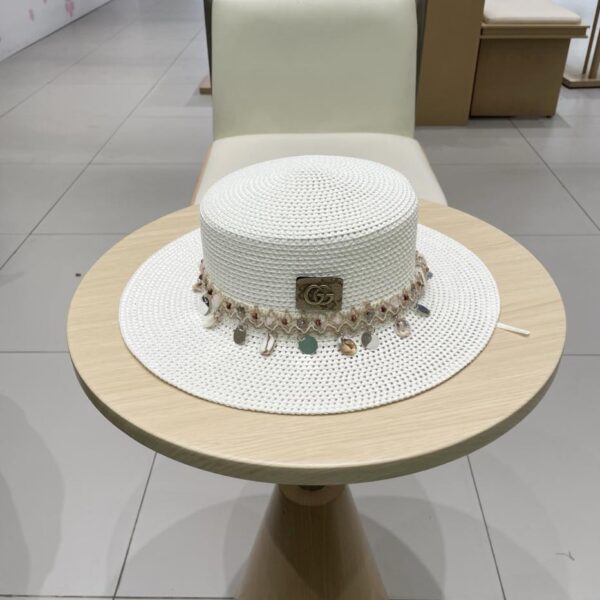 repliche,replica,perfette,siti di,affidabili,migliori siti,dove comprare,1:1,scarpe da ginnastica Nuovo cappello di paglia in stile etnico di Gucci