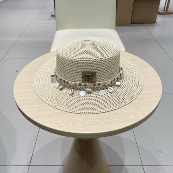 repliche,replica,perfette,siti di,affidabili,migliori siti,dove comprare,1:1,scarpe da ginnastica Nuovo cappello di paglia in stile etnico di Gucci