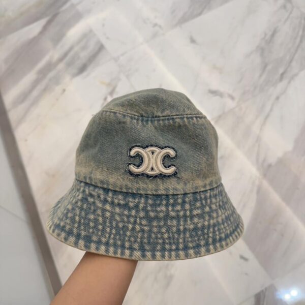 repliche,replica,perfette,siti di,affidabili,migliori siti,dove comprare,1:1,scarpe da ginnastica CELINE nuovo cappello da pescatore retrò blu denim