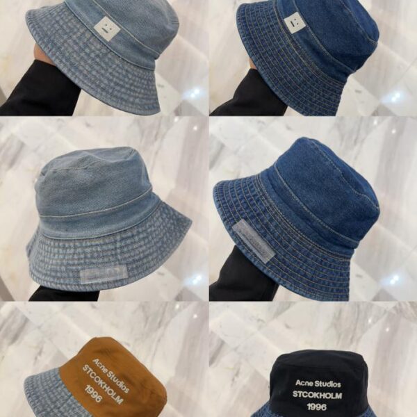 repliche,replica,perfette,siti di,affidabili,migliori siti,dove comprare,1:1,scarpe da ginnastica Faccina sorridente con acne Cappello da pescatore con faccina quadrata piccola alla moda