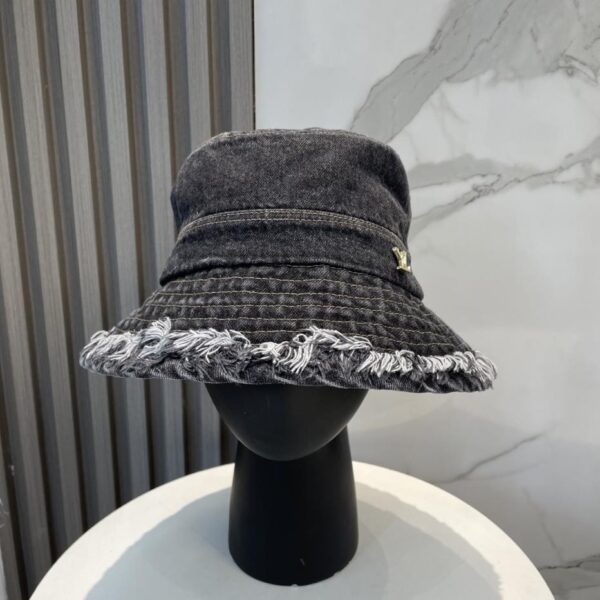 repliche,replica,perfette,siti di,affidabili,migliori siti,dove comprare,1:1,scarpe da ginnastica Cappello da sole unisex con cappello da pescatore in denim lavato nuovo Louis Vuitton