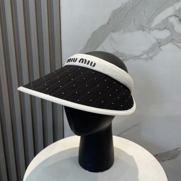 repliche,replica,perfette,siti di,affidabili,migliori siti,dove comprare,1:1,scarpe da ginnastica Cappello a cilindro vuoto della serie di diamanti luminosi di artigianato pesante estivo di Miu Miu