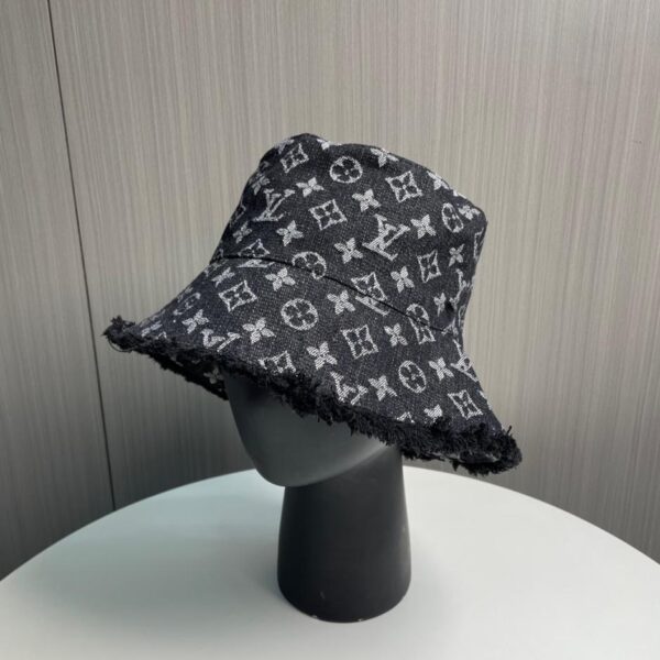 repliche,replica,perfette,siti di,affidabili,migliori siti,dove comprare,1:1,scarpe da ginnastica Cappello da pescatore in denim originale Louis Vuitton per uomo e donna