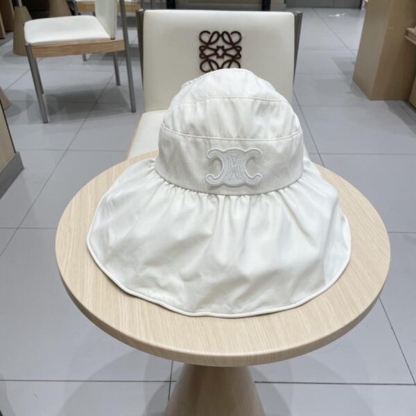 repliche,replica,perfette,siti di,affidabili,migliori siti,dove comprare,1:1,scarpe da ginnastica Cappello da pescatore con protezione solare semplice cappello a cilindro vuoto Celine