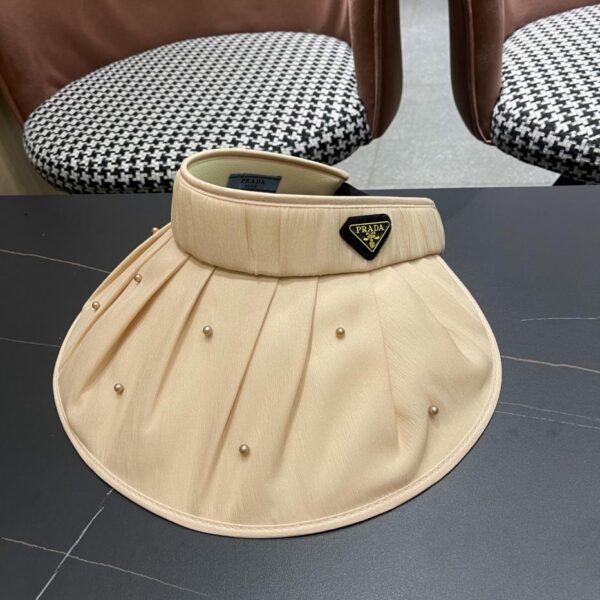 repliche,replica,perfette,siti di,affidabili,migliori siti,dove comprare,1:1,scarpe da ginnastica Cappello a cilindro vuoto PRADA Duolan piccola perla