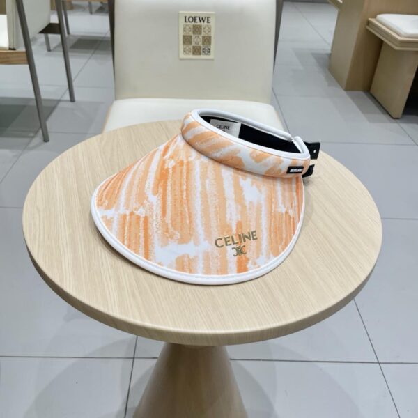 repliche,replica,perfette,siti di,affidabili,migliori siti,dove comprare,1:1,scarpe da ginnastica Celine nuova fascia leggera cappello a cilindro vuoto cappello da sole estivo con perle da donna