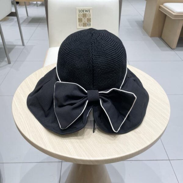 repliche,replica,perfette,siti di,affidabili,migliori siti,dove comprare,1:1,scarpe da ginnastica Cappello da pescatore con protezione UV con fiocco estivo Miu Miu