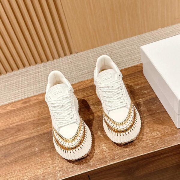 repliche,replica,perfette,siti di,affidabili,migliori siti,dove comprare,1:1,scarpe da ginnastica Nuove sneakers bianche di Chloe
