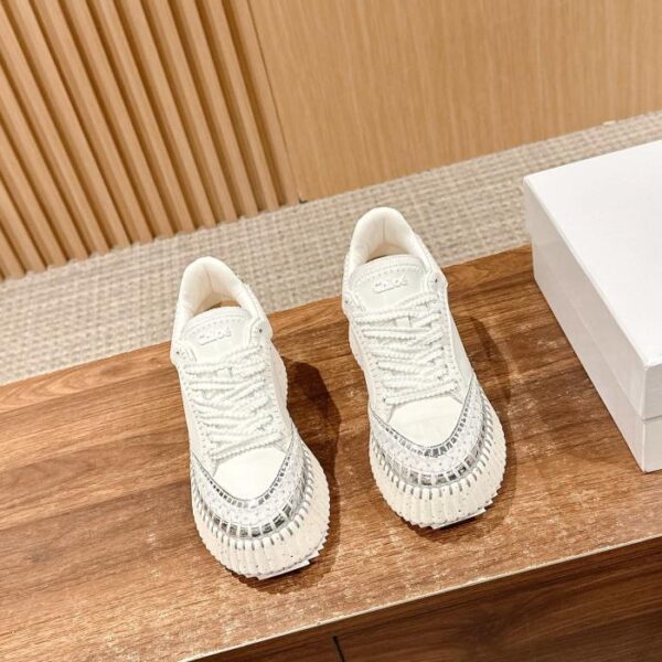repliche,replica,perfette,siti di,affidabili,migliori siti,dove comprare,1:1,scarpe da ginnastica Nuove sneakers bianche di Chloe